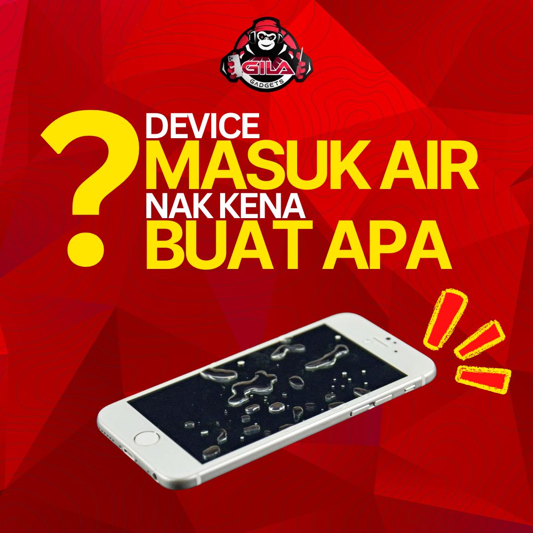 Apa yang Perlu Dilakukan Jika Peranti Anda Masuk Air