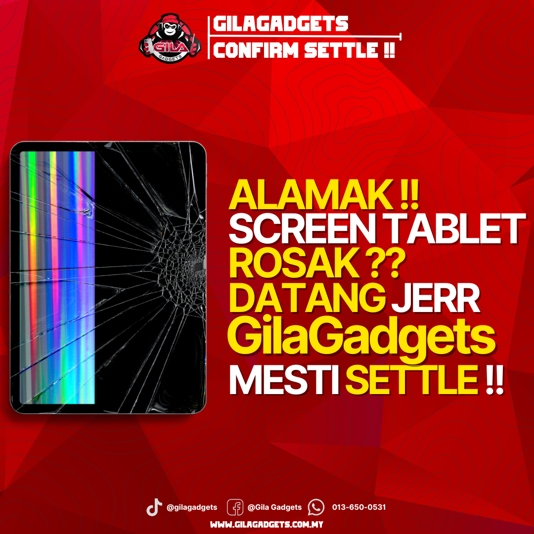 Servis Baikpulih Tablet di GilaGadgets: Pilihan Terbaik