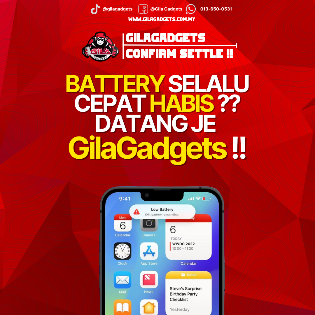 Bateri Telefon Cepat Habis? GilaGadgets Ada Penyelesaiannya!