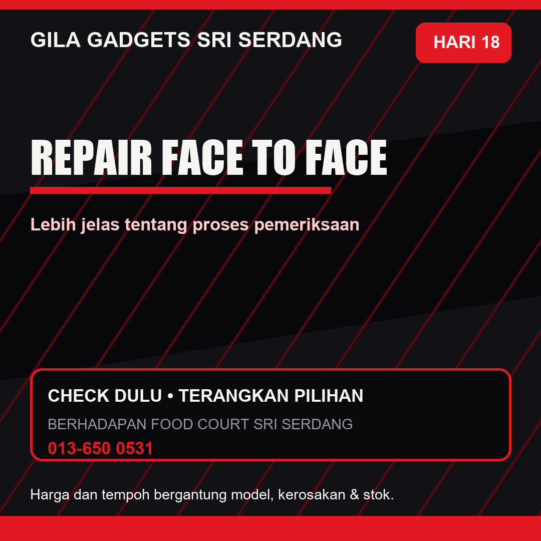 Repair Phone Face to Face di Serdang: Apa Kelebihannya?