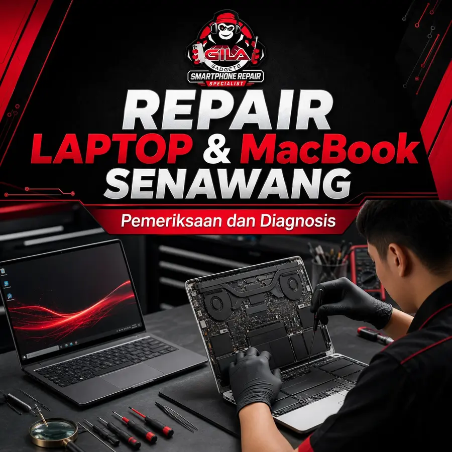 Repair Laptop & MacBook Senawang — Pemeriksaan dan Diagnosis