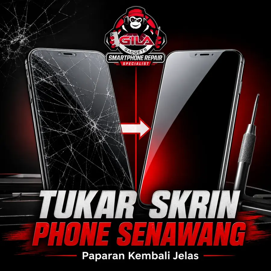 Tukar Skrin Phone Senawang — Paparan Kembali Jelas